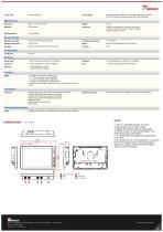 10.1” Intel® Celeron® N6211 G-WIN Full IP67 P-CAP Panel PC W10IE3A-67H2-P(HB)-2