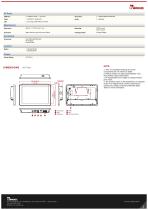 10.1" Intel® Celeron® N6211 G-WIN GC-Series Front IP65 PCAP Panel PC W10IE3S-GCH2-2