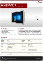10.1" Intel® Celeron® N6211 PP Series HMI Panel PC W10IE3S-PPH2-1