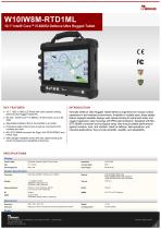 10.1" Intel® Core™ i5-8265U Defence Ultra Rugged Tablet W10IW8M-RTD1ML-1