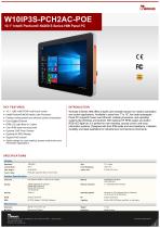 10.1" Intel® Pentium® N4200 S Series HMI Panel PCW10IP3S-PCH2AC-POE-1