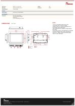 10.1” Intel® Pentium® N6415 Marine Dashboard Panel PC W10IE3S-MRH2FP-2