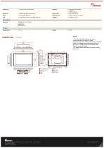 10.1" NXP i.MX6 E Series HMI Panel PC W10FA3S-EHH2-2