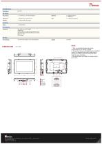 10.1" NXP i.MX6 EL Series HMI Panel PC W10FA3S-ELH2-2