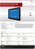 10.1" NXP i.MX6 S Series HMI Panel PCW10FA3S-PCH2-POE-1