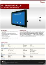 10.1" NXP i.MX6 S Series HMI Panel PCW10FA3S-PCH2LB-1
