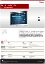 10.1” Open Frame Display W10L100-OFH2-1