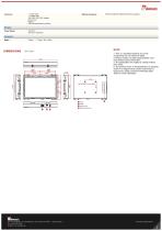 10.1” Open Frame Display W10L100-OFH2-2
