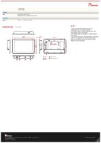 10.1" PoE Chassis Display W10L100PCH2POE-2