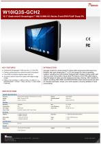 10.1" Qualcomm® Snapdragon™ 660 G-WIN GC-Series Front IP65 PCAP Panel PC W10IQ3S-GCH2-1