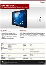 10.4" ARM A53 G-WIN GC-Series Front IP65 PCAP Panel PC R10IM3S-GCT2