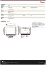 10.4" ARM A53 G-WIN GC-Series Front IP65 PCAP Panel PC R10IM3S-GCT2-2