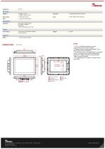 10.4" ARM A78 + A55 G-WIN GC-Series Front IP65 PCAP Panel PC R10MG3S-GCT2-2