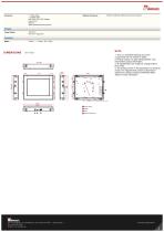 10.4" Front IP65 High Brightness Display  R10L600-IPP1HB -2