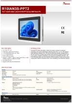 10.4” Intel® Alder Lake-N N150 PP Series HMI Panel PC R10IAN3S-PPT2-1