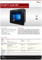 10.4" Intel® Celeron® N2930 Chassis Wide Temperature Panel PC R10IP7T-CHA1WT-1