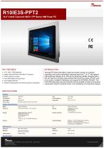 10.4" Intel® Celeron® N6211 PP Series HMI Panel PC R10IE3S-PPT2-1