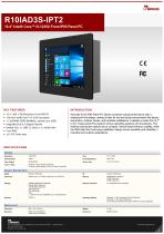 10.4" Intel® Core™ i5-1235U Front IP65 Panel PC R10IAD3S-IPT2-1