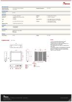  10.4" Intel® Core™ i5-1235U Open Frame Panel PC R10IAD3S-OFT2-2