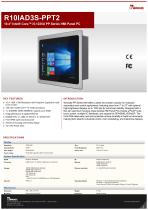10.4" Intel® Core™ i5-1235U PP Series HMI Panel PC R10IAD3S-PPT2-1