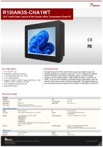 10.4" Intel® Twin Lake N150 Chassis Wide Temperature Panel PC R10IAN3S-CHA1WT-1