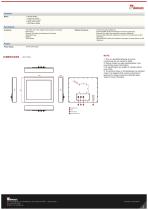 10.4" IP65 Stainless Resistive Chassis Display R10L100-65T2-2
