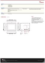 10.4" IP69K Stainless PCAP Chassis Display R10L100SPT269 -2