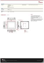 10.4" Multi-Touch Panel Mount Display R10L100-PPT2(HB)-2