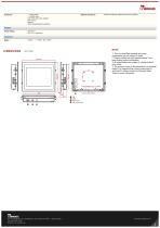 10.4" Multi-Touch Panel Mount High Brightness Display R10L100-PPP1HB-2