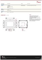 10.4" Panel Mount Display R10L100-PMP3-2