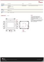 10.4" Panel Mount Display R10L100-PMT2-2