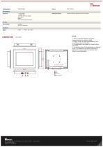 10.4" Panel Mount High Brightness Display R10L100-PMT2HB-2