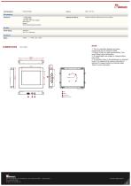 10.4" Panel Mount High Brightness Display  R10L600-PMP1HB-2