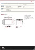 10.4" Qualcomm Snapdragon™ 660 G-WIN GC-Series Front IP65 PCAP Panel PC R10IQ3S-GCT2-2