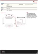 10.4" Resistive Touch Panel Mount Display R10L100-PMT2OD-2