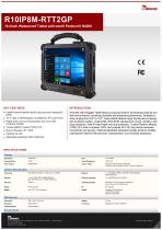 10.4inch Waterproof Tablet with Intel® Pentium® N4200 R10IP8M-RTT2GP