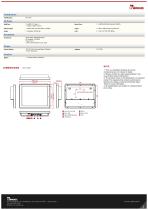 12.1" ARM A53 G-WIN GC-Series Front IP65 PCAP Panel PC R12IM3S-GCM2-2
