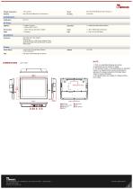 12.1" ARM A53 S Series HMI Panel PC R12IM3S-PCM2AC-POE-2