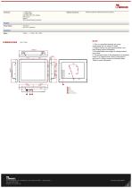 12.1" Chassis Transflective Display R12L600-CHM2TR-2