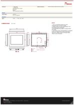 12.1" Front IP65 Display  R12L600-IPM2-2
