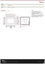 12.1" Front IP65 Display  R12T600-IPL1-2