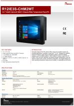 12.1" Intel® Celeron® N6211 Chassis Wide Temperature Panel PC R12IE3S-CHM2WT