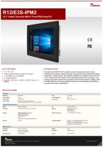 12.1" Intel® Celeron® N6211 Front IP65 Panel PC R12IE3S-IPM2-1