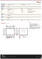 12.1" Intel® Celeron® N6211 Open Frame Panel PC R12IE3S-OFM2-2
