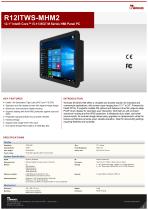 12.1" Intel® Core™ i5-1135G7 M Series HMI Panel PC R12ITWS-MHM2-1