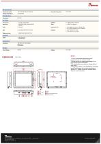 12.1" Intel® Core™ i5-1235U Open Frame Panel PC R12IAD3S-OFM2-2