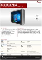 12.1" Intel® Core™ i5-1235U PP Series HMI Panel PC R12IAD3S-PPM2-1