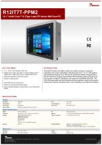 12.1” Intel® Core™ i5 (Tiger Lake) PP Series HMI Panel PC R12IT7T-PPM2-1