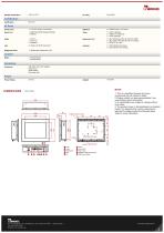 12.1” Intel® Pentium® N4200 Front IP65 Wide Temperature Panel PC R12IP7T-IPM2WT-2