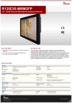 12.1” Intel® Pentium® N6415 Marine Dashboard Panel PC R12IE3S-MRM2FP-1